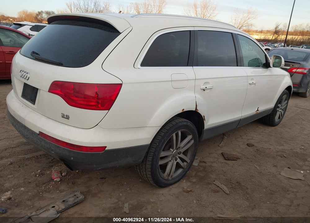 2008 AUDI Q7 3.6 PREMIUM VIN: WA1BY74L28D032932
