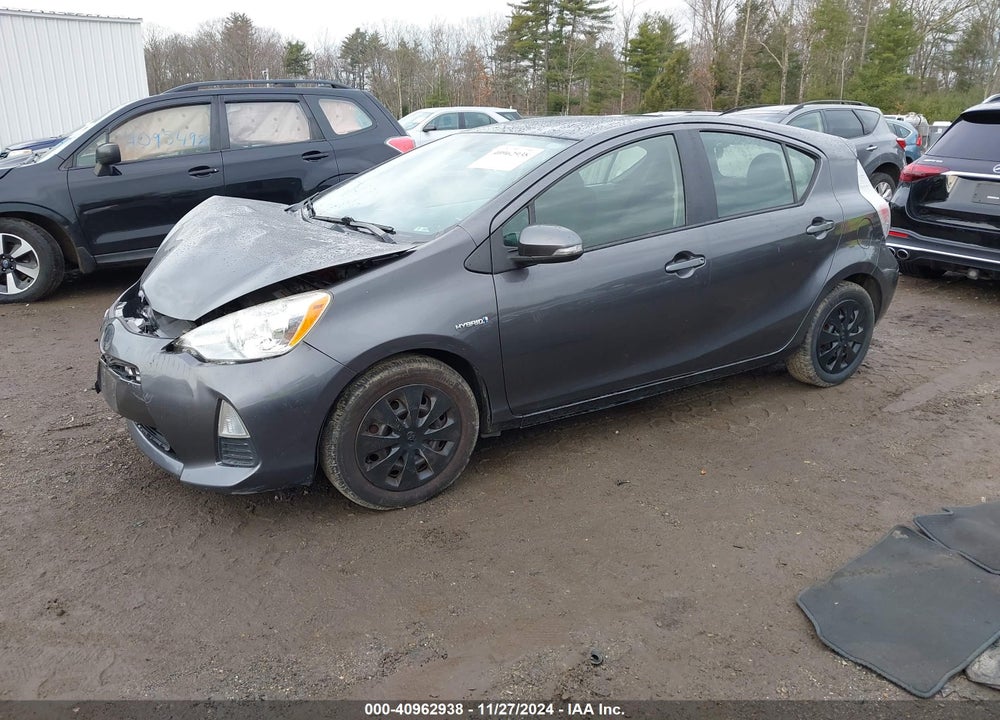 2012 TOYOTA PRIUS C TWO VIN: JTDKDTB35C1504063