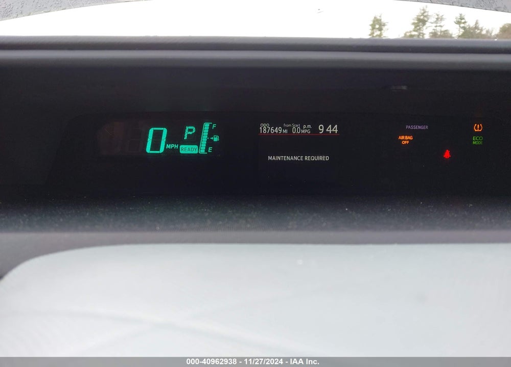 2012 TOYOTA PRIUS C TWO VIN: JTDKDTB35C1504063
