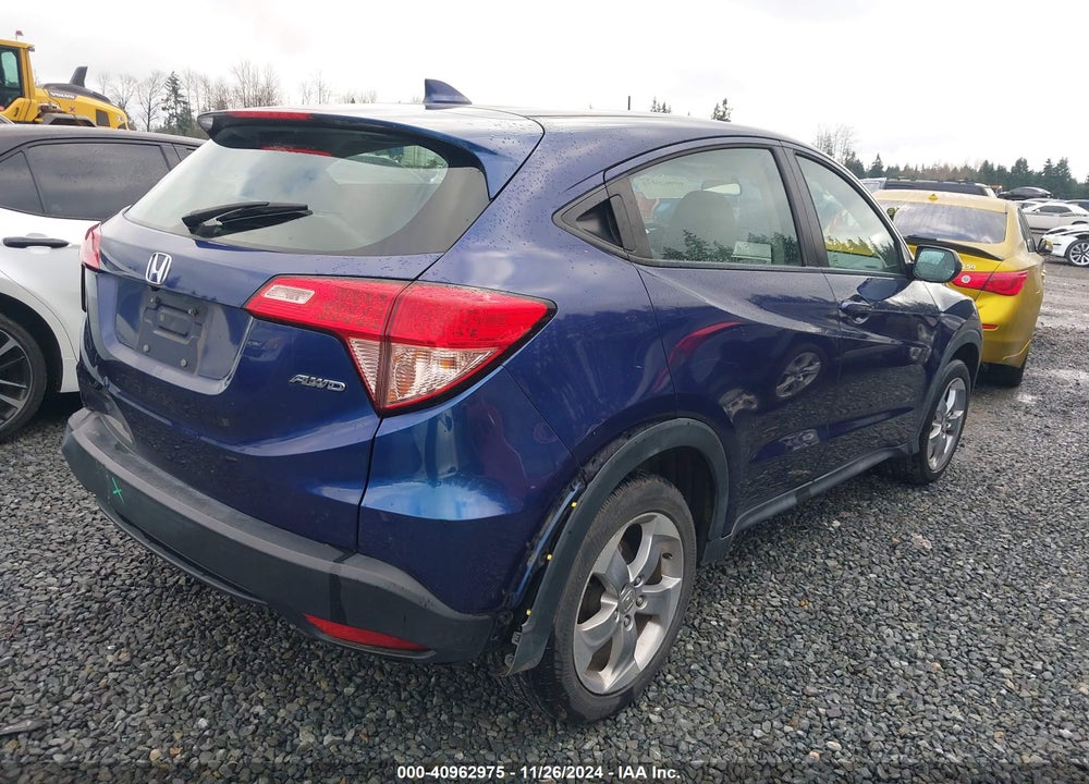 2017 HONDA HR-V LX VIN: 3CZRU6H37HM705006