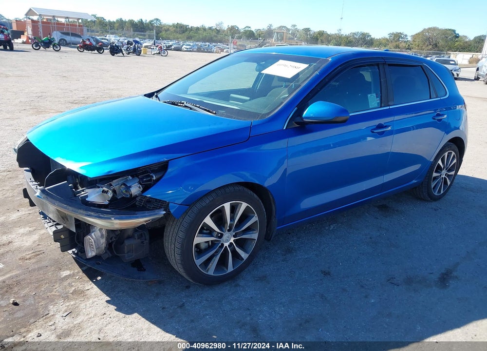 2018 HYUNDAI ELANTRA GT VIN: KMHH35LE2JU011991