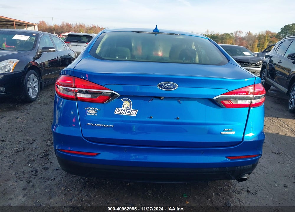 2019 FORD FUSION SE VIN: 3FA6P0HD2KR160550