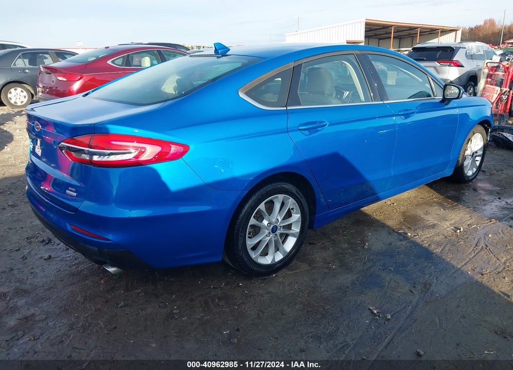 2019 FORD FUSION SE VIN: 3FA6P0HD2KR160550