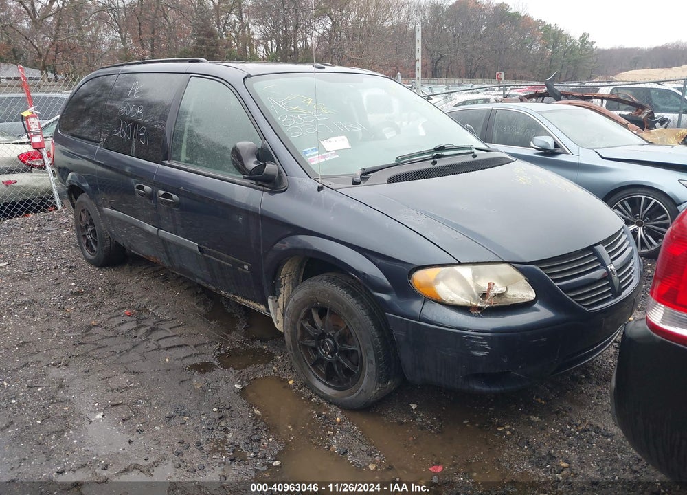 2007 DODGE GRAND CARAVAN SE VIN: 1D4GP24R87B165360
