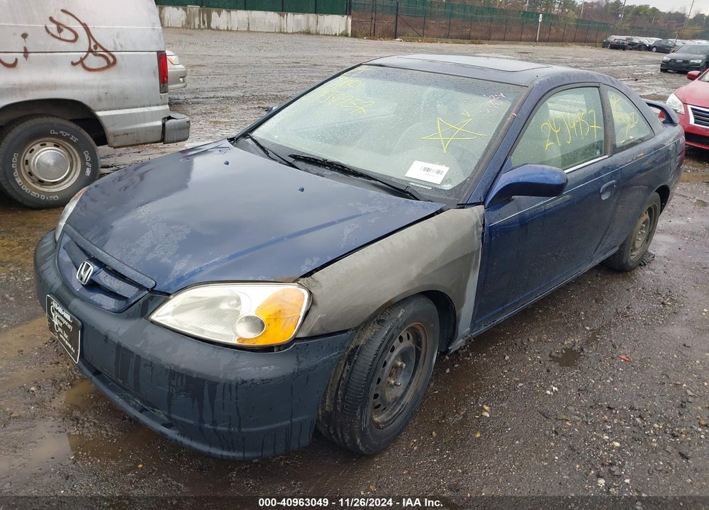2002 HONDA CIVIC EX VIN: 1HGEM22002L007679