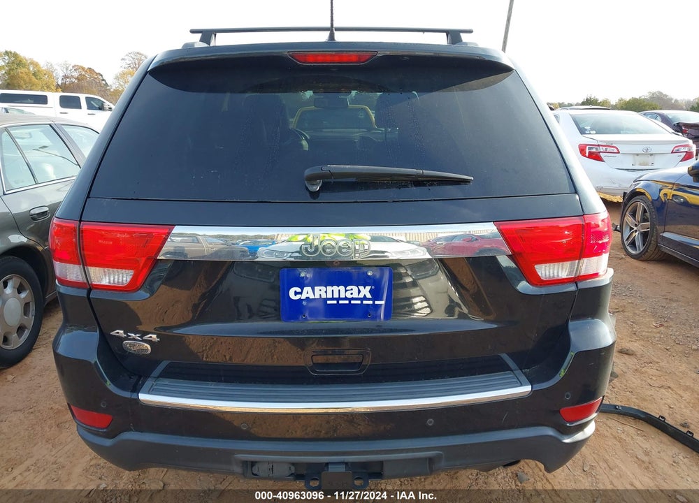 2013 JEEP GRAND CHEROKEE OVERLAND VIN: 1C4RJFCG6DC647958
