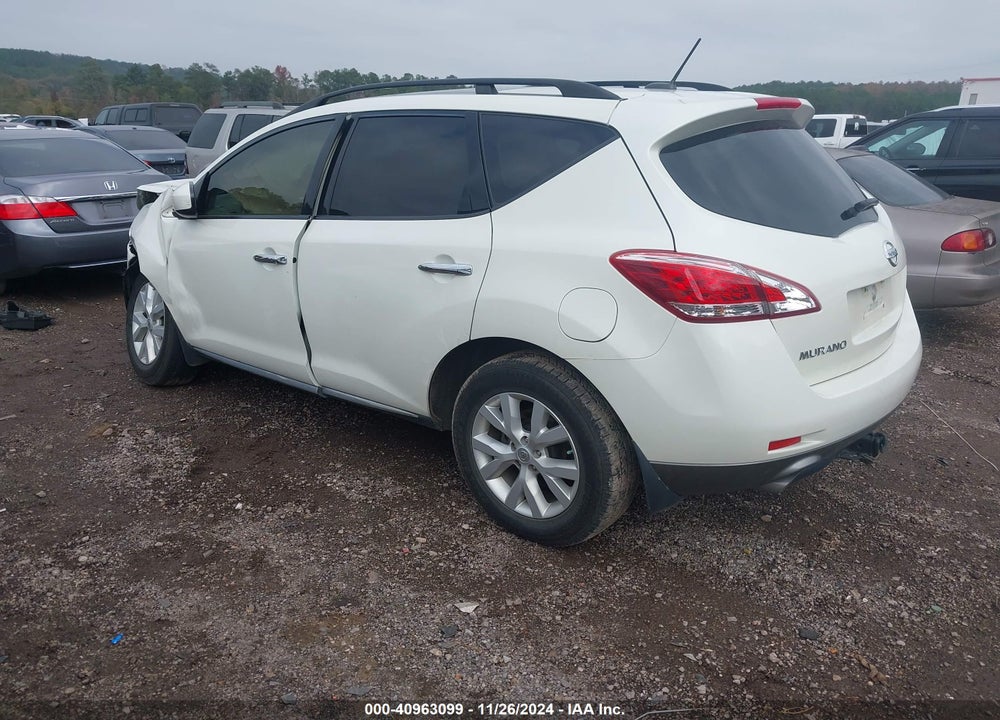 2014 NISSAN MURANO SL VIN: JN8AZ1MU6EW401235