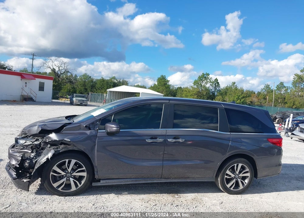 2022 HONDA ODYSSEY TOURING VIN: 5FNRL6H87NB023067
