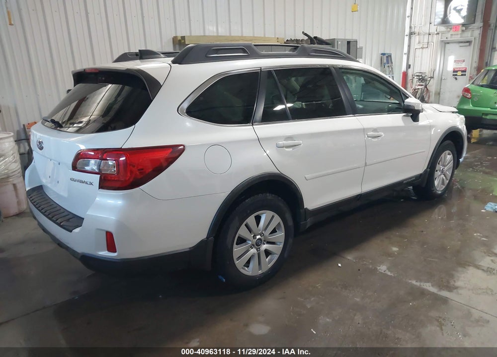 2016 SUBARU OUTBACK 2.5I PREMIUM VIN: 4S4BSBFC8G3222449