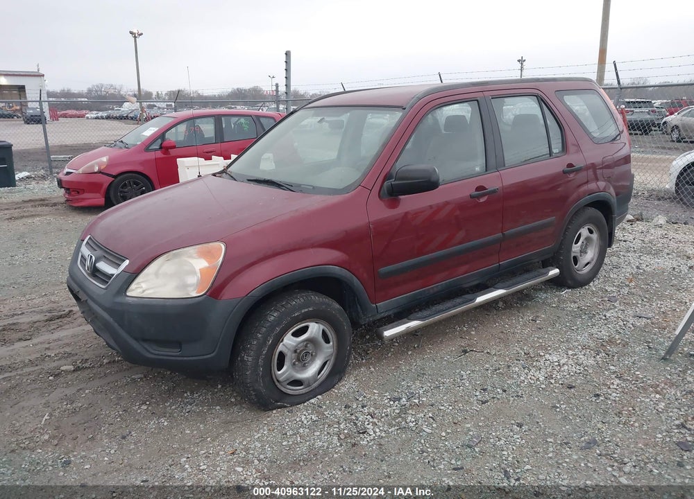 2004 HONDA CR-V LX VIN: JHLRD78454C016701