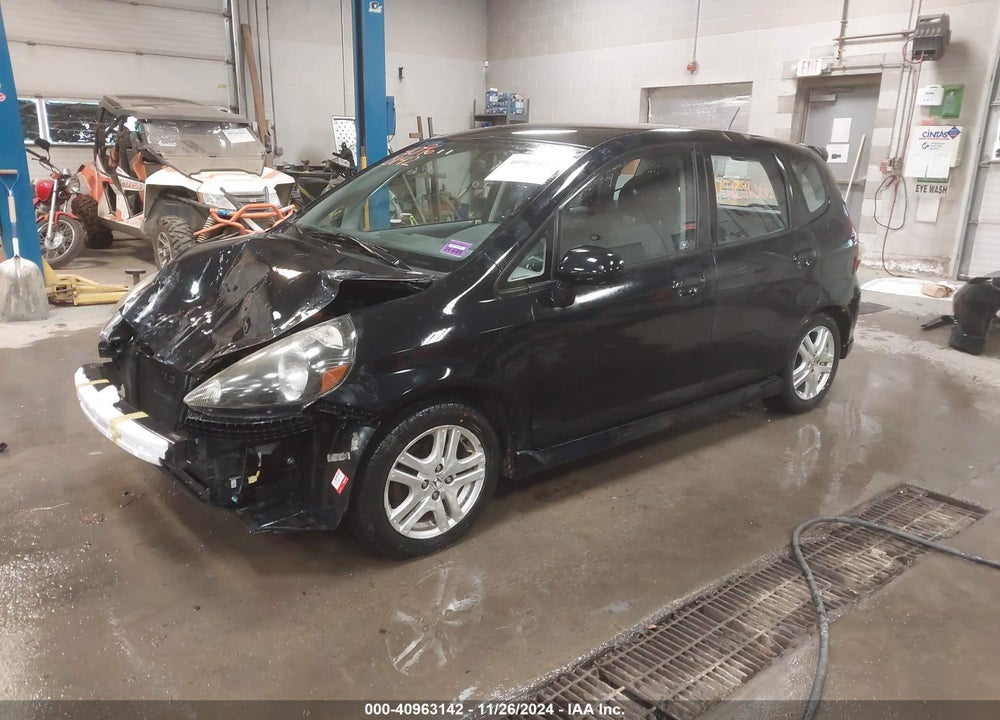 2007 HONDA FIT SPORT VIN: JHMGD37667S061672