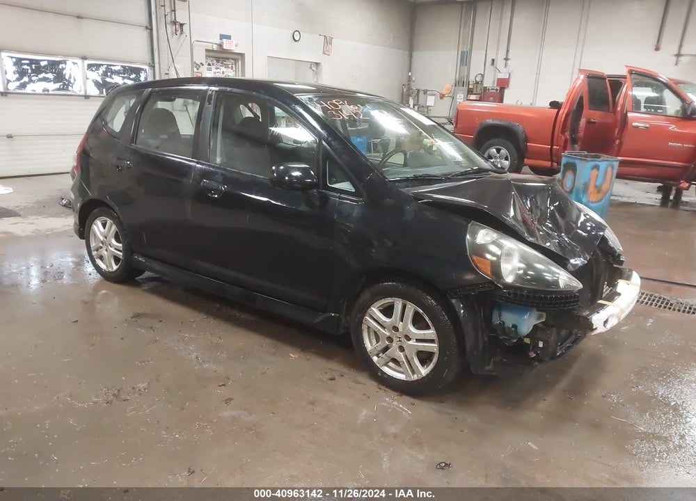 2007 HONDA FIT SPORT VIN: JHMGD37667S061672