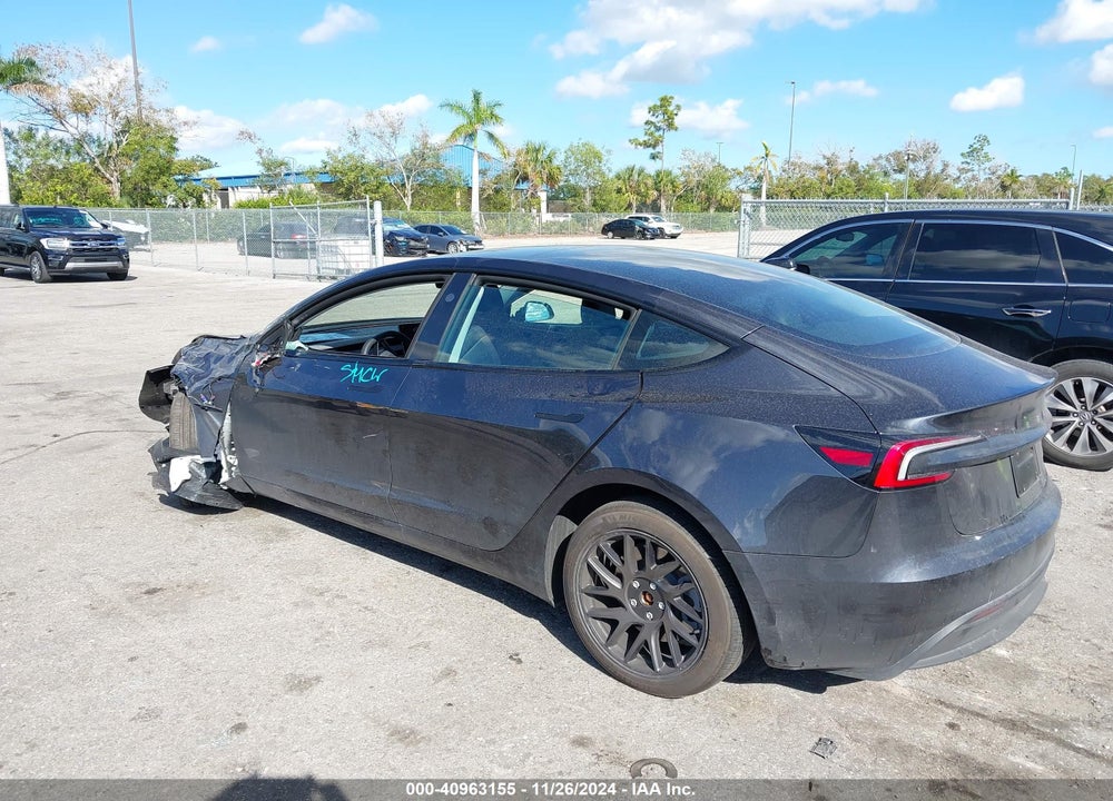 2024 TESLA MODEL 3 LONG RANGE DUAL MOTOR ALL-WHEEL DRIVE VIN: 5YJ3E1EB8RF816368