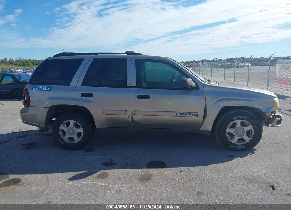 2002 CHEVROLET TRAILBLAZER LS VIN: 1GNDT13S122455918