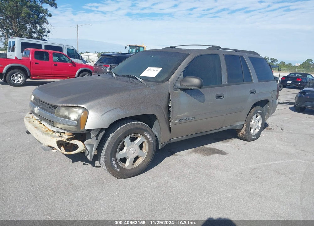 2002 CHEVROLET TRAILBLAZER LS VIN: 1GNDT13S122455918