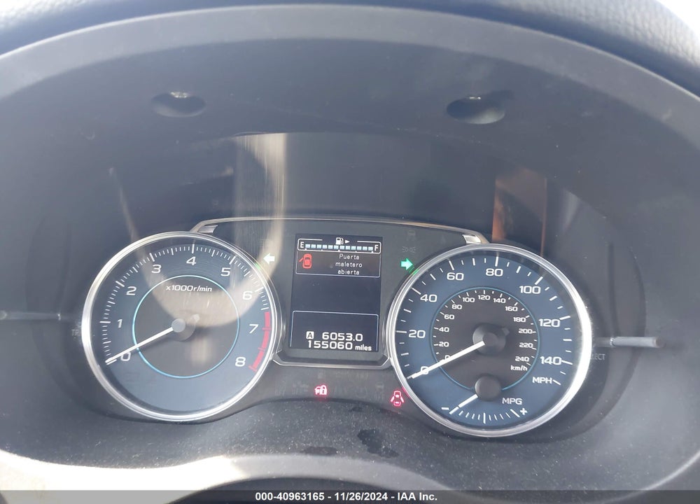 2015 SUBARU IMPREZA 2.0I LIMITED VIN: JF1GJAS68FH014277