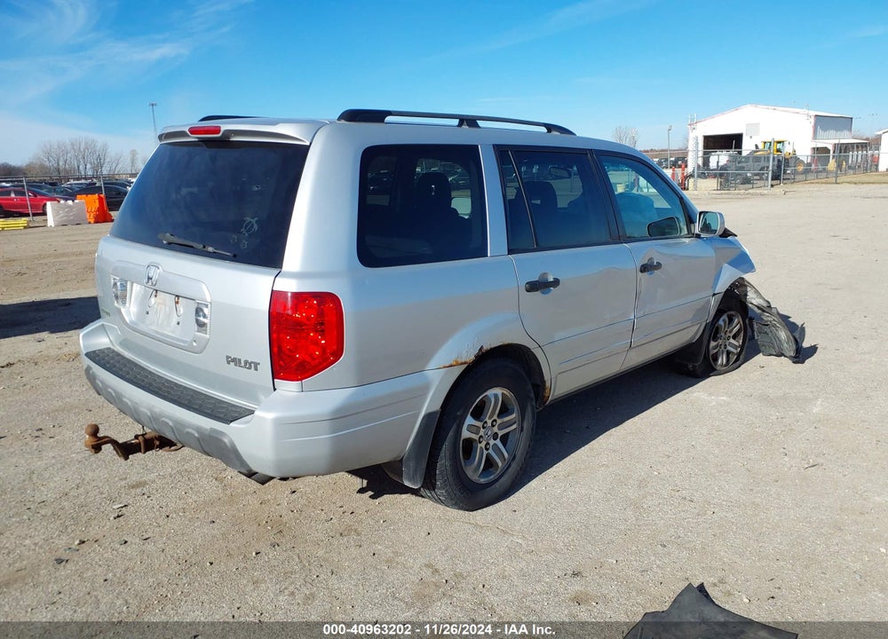 2004 HONDA PILOT EX VIN: 2HKYF18484H603446