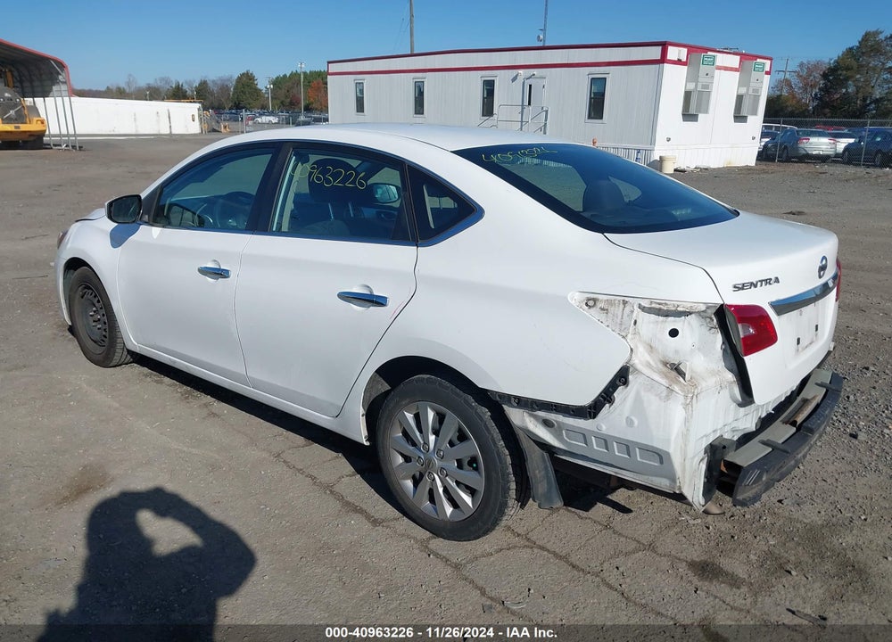 2018 NISSAN SENTRA S VIN: 3N1AB7AP8JY336279