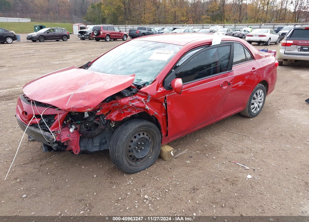 2012 TOYOTA COROLLA LE VIN: 2T1BU4EE5CC886285