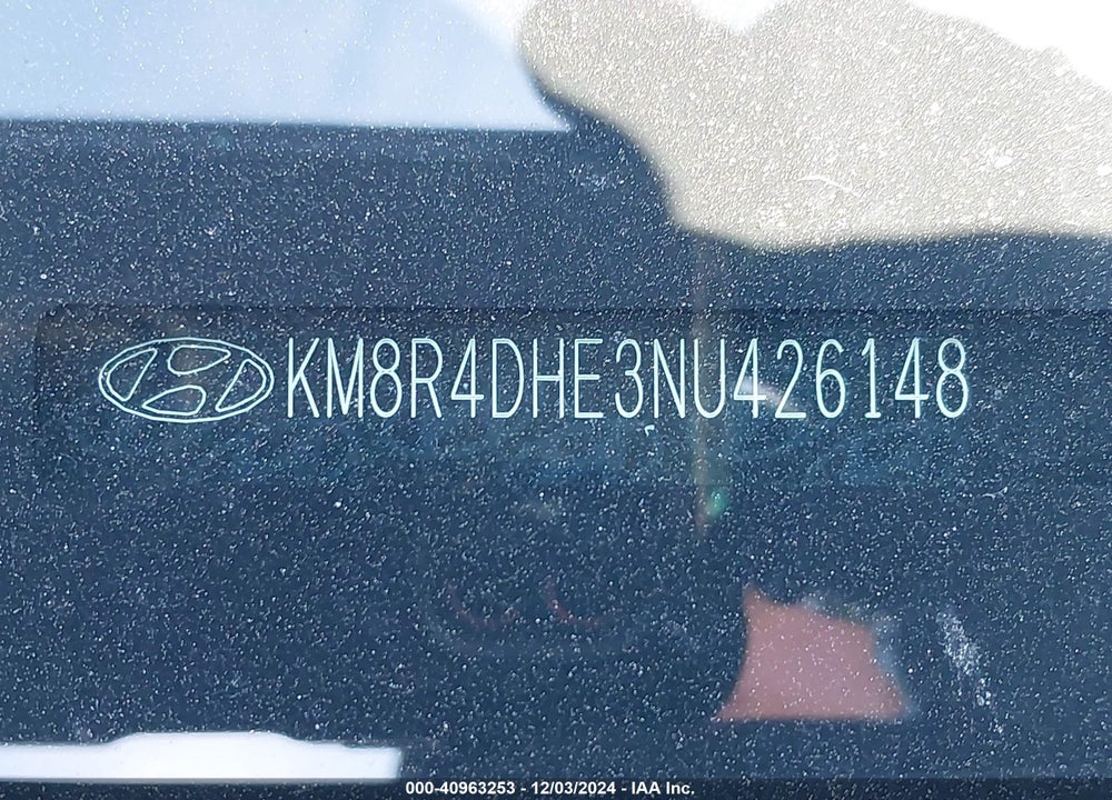 2022 HYUNDAI PALISADE SEL VIN: KM8R4DHE3NU426148