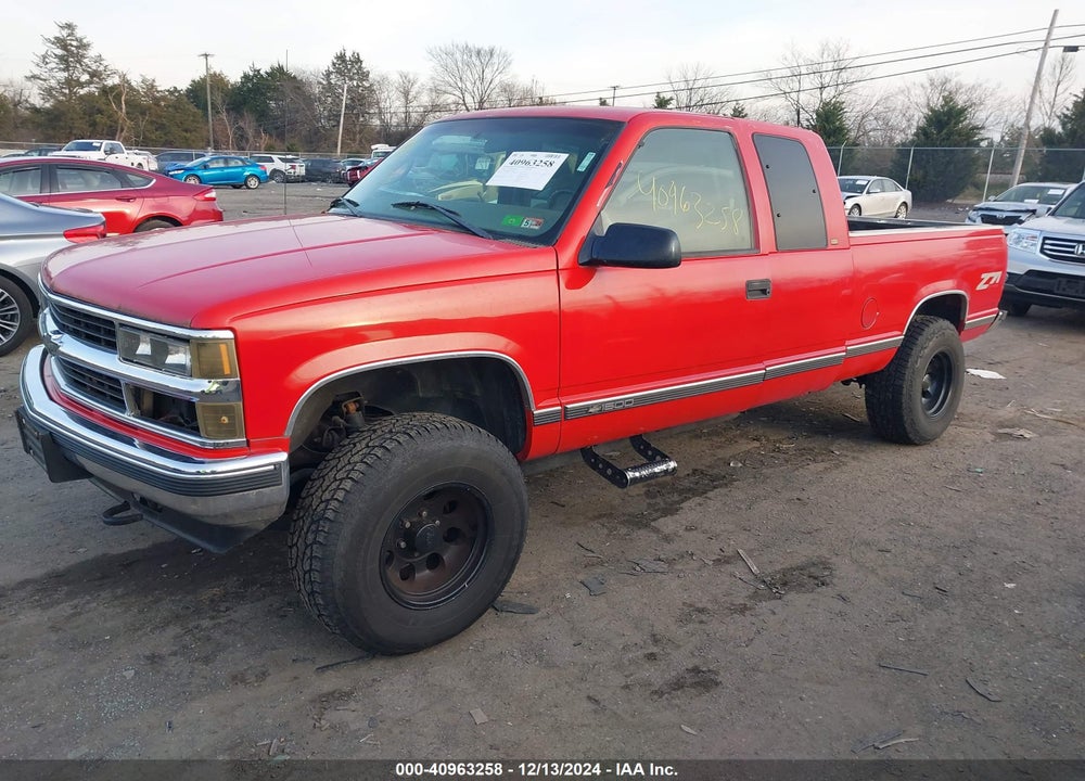 1998 CHEVROLET K1500 FLEETSIDE VIN: 2GCEK19R4W1245050