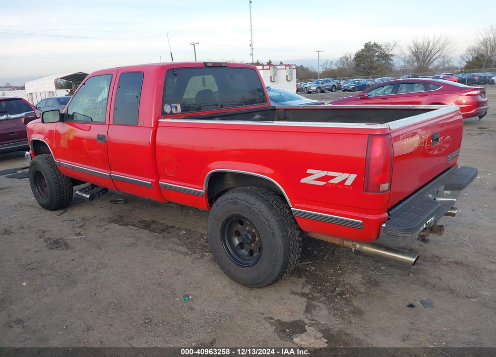 1998 CHEVROLET K1500 FLEETSIDE VIN: 2GCEK19R4W1245050