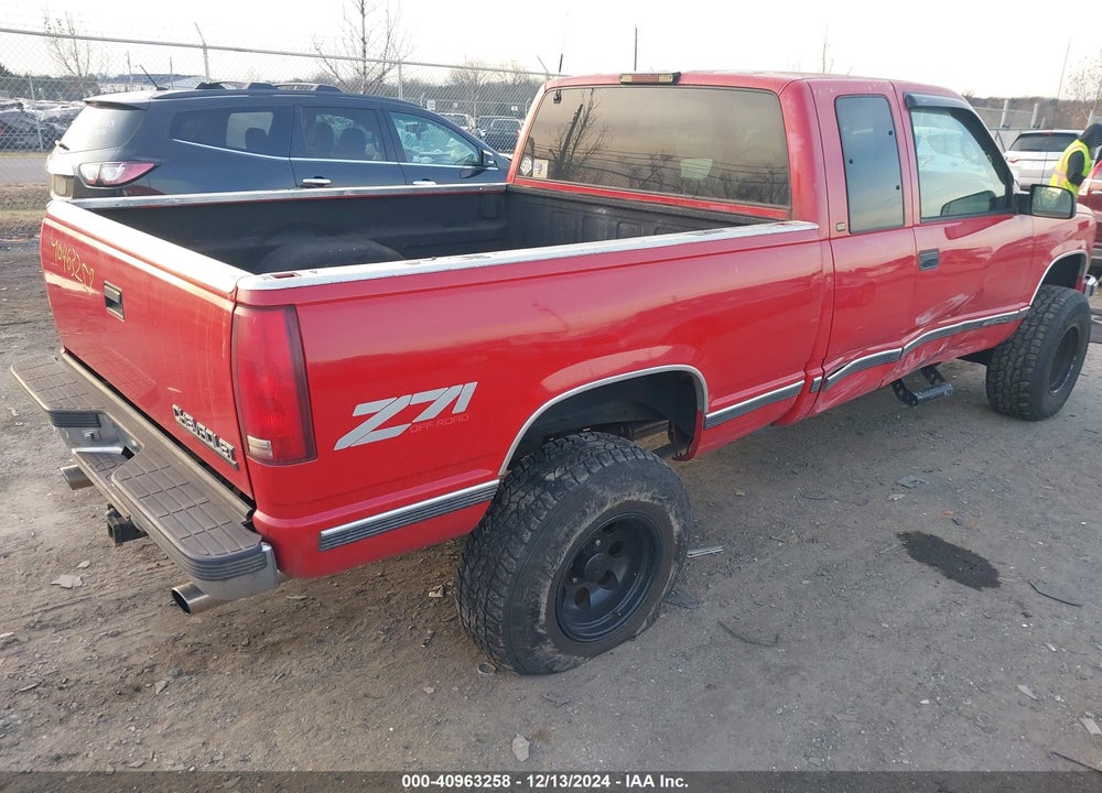 1998 CHEVROLET K1500 FLEETSIDE VIN: 2GCEK19R4W1245050