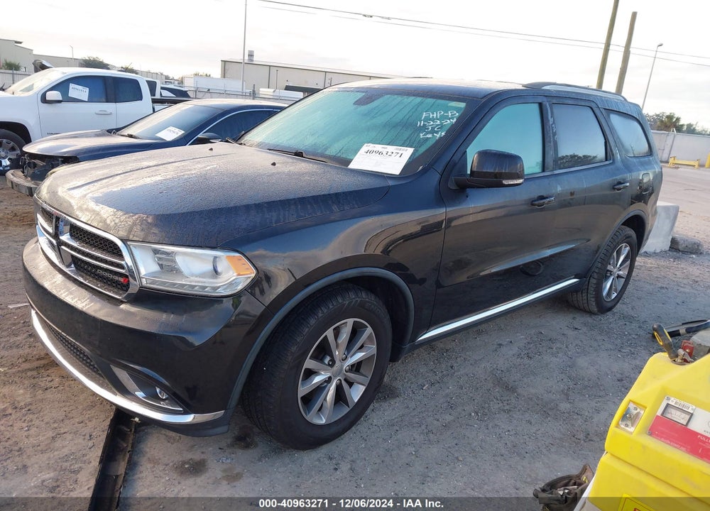 2015 DODGE DURANGO LIMITED VIN: 1C4RDHDGXFC921327