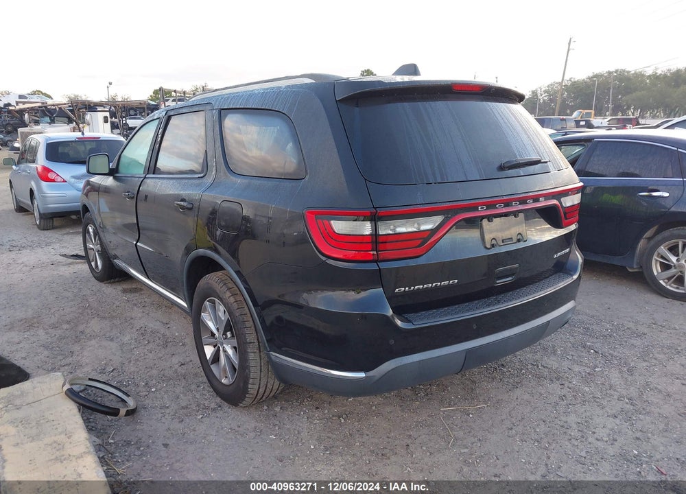 2015 DODGE DURANGO LIMITED VIN: 1C4RDHDGXFC921327