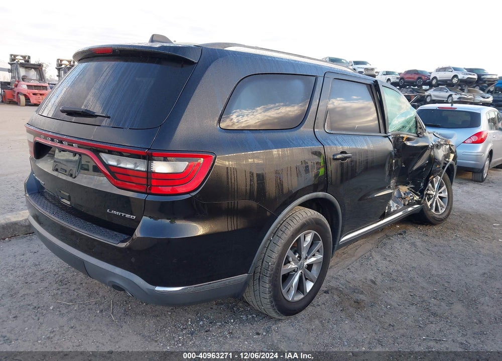 2015 DODGE DURANGO LIMITED VIN: 1C4RDHDGXFC921327