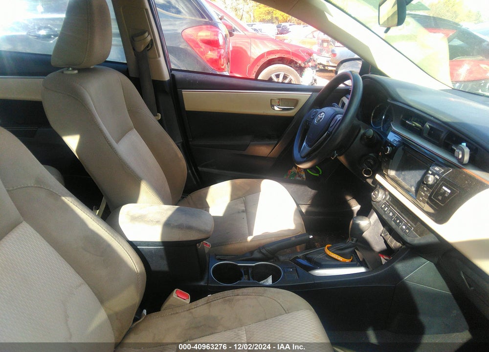 2015 TOYOTA COROLLA LE VIN: 2T1BURHE8FC403501