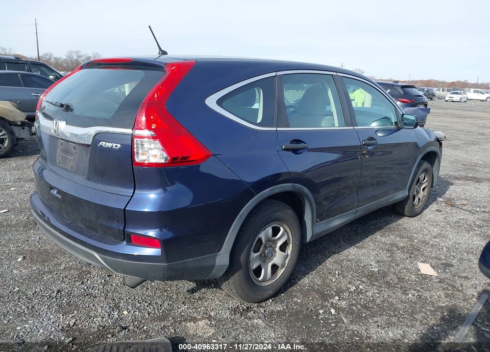 2015 HONDA CR-V LX VIN: 2HKRM4H3XFH693608
