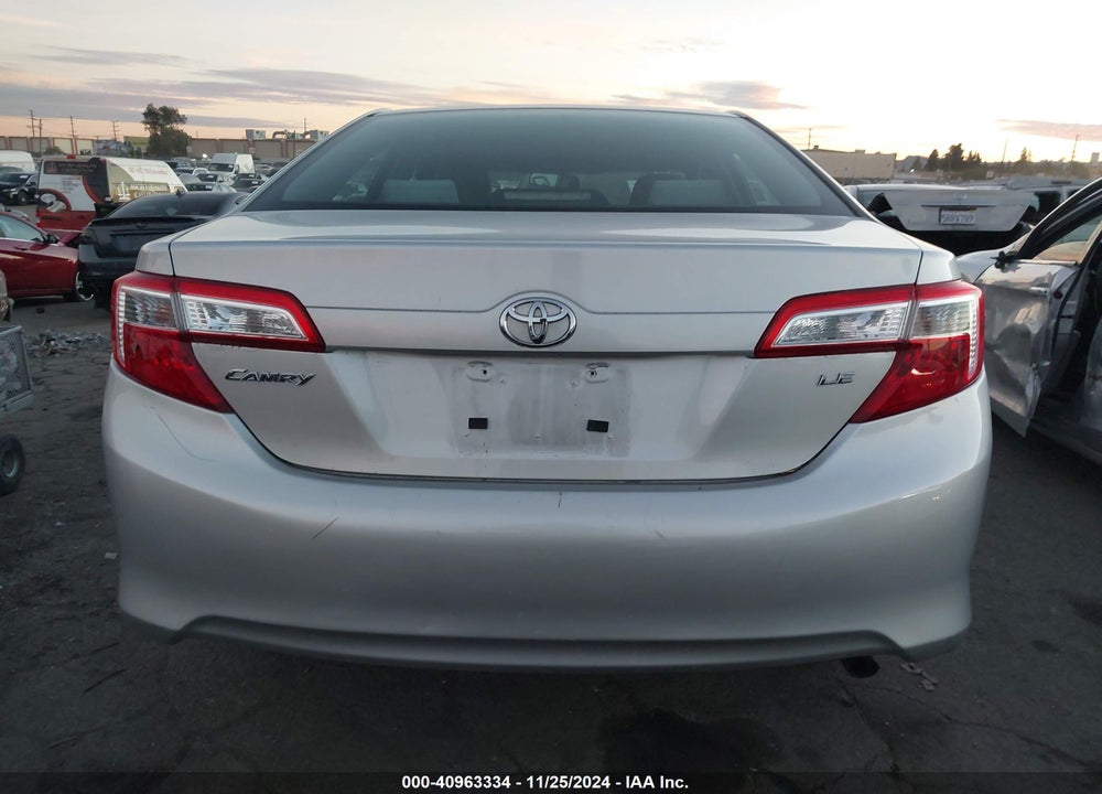 2013 TOYOTA CAMRY LE VIN: 4T4BF1FK1DR286463