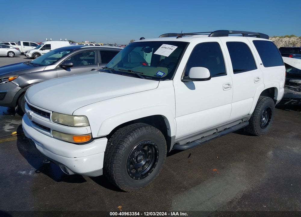 2005 CHEVROLET TAHOE K1500 VIN: 1GNEK13T45R192139