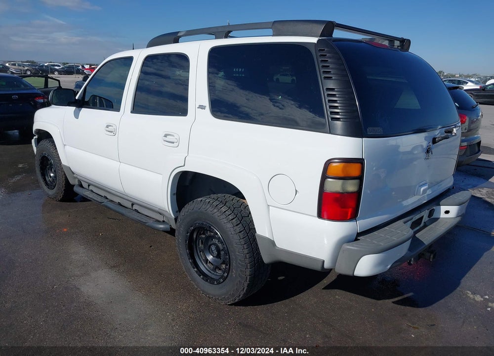 2005 CHEVROLET TAHOE K1500 VIN: 1GNEK13T45R192139