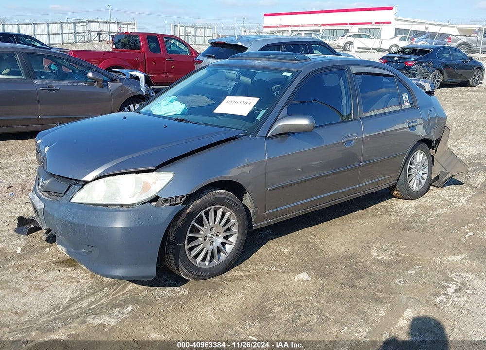 2005 HONDA CIVIC EX VIN: 2HGES26755H551657