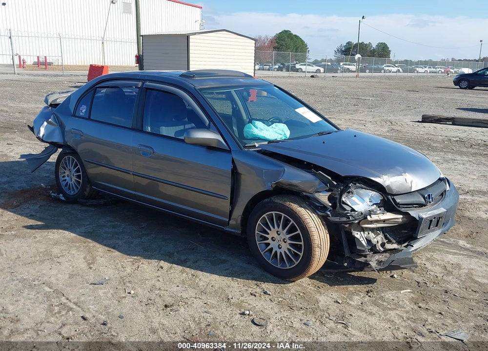 2005 HONDA CIVIC EX VIN: 2HGES26755H551657