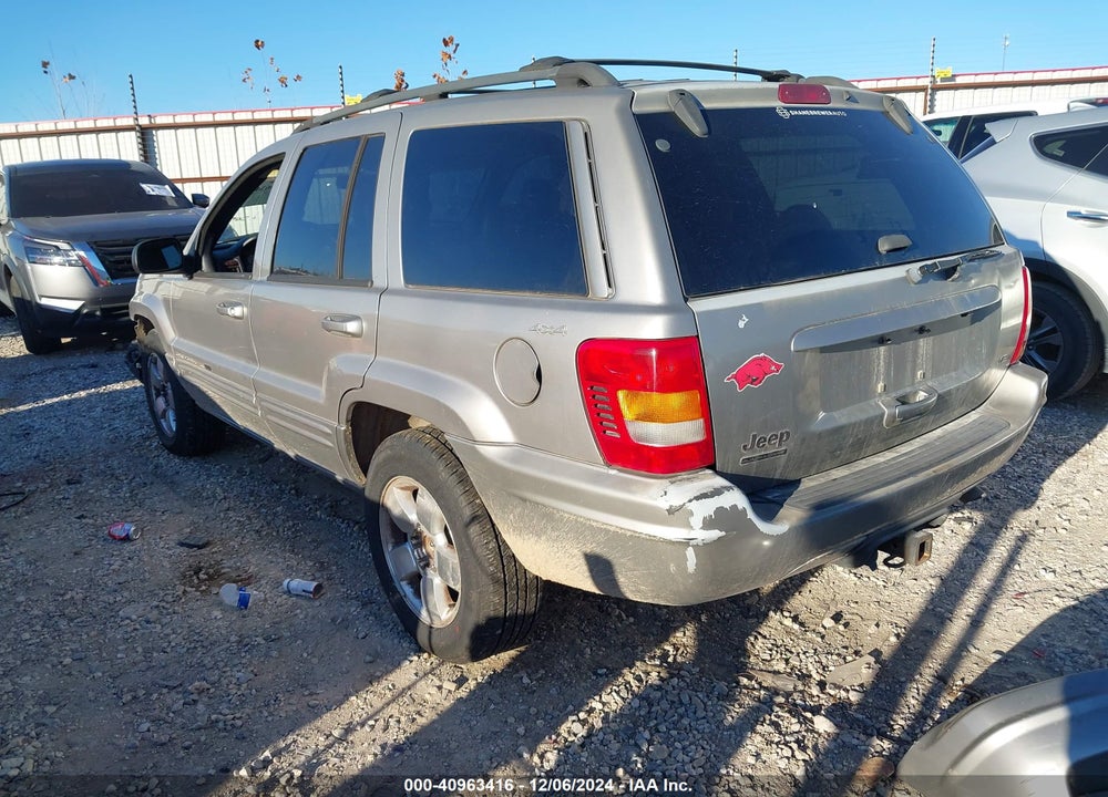 2001 JEEP GRAND CHEROKEE LIMITED VIN: 1J4GW58N31C540060