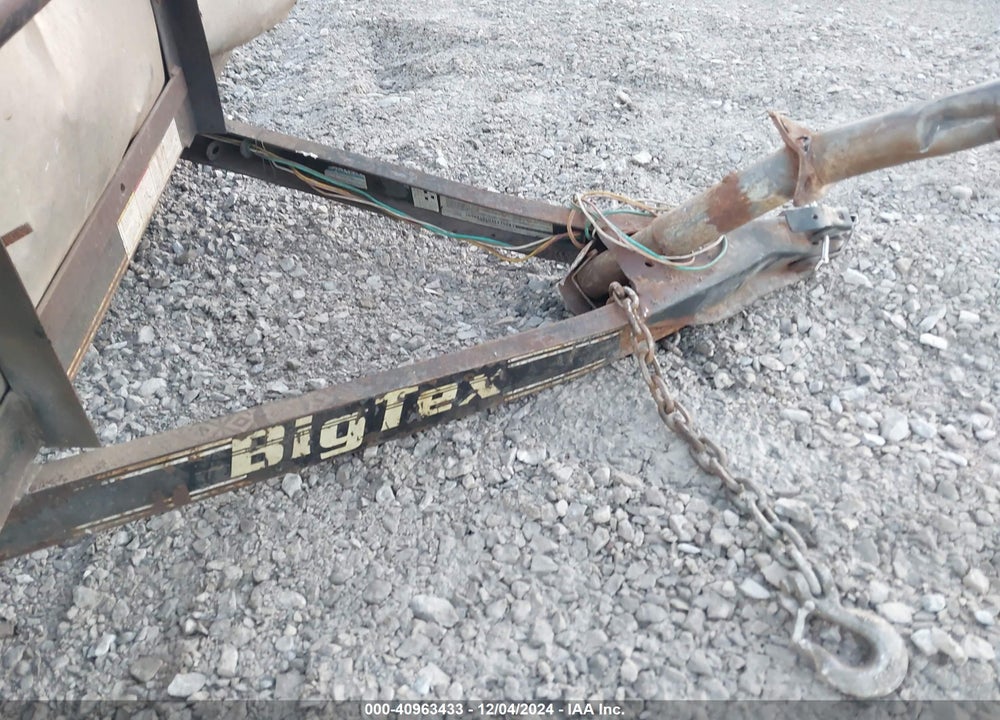 2005 BIG TEX UTILITY TRAILER VIN: 16VAX101052A74083