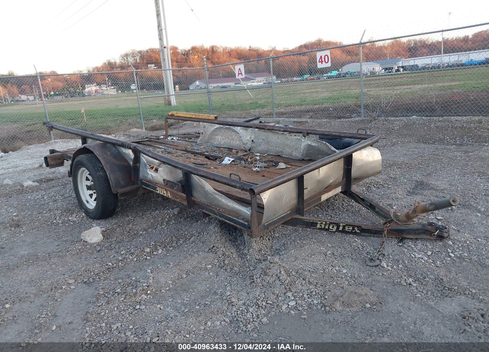2005 BIG TEX UTILITY TRAILER VIN: 16VAX101052A74083