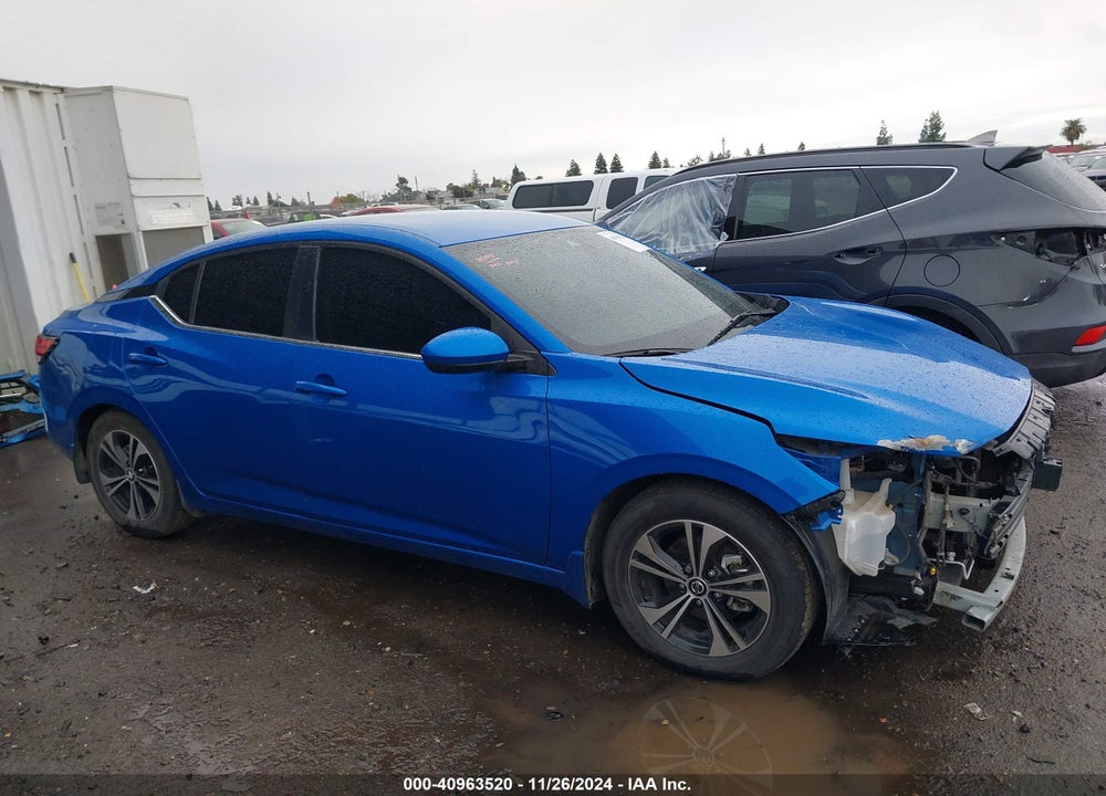 2022 NISSAN SENTRA SV XTRONIC CVT VIN: 3N1AB8CV2NY229025