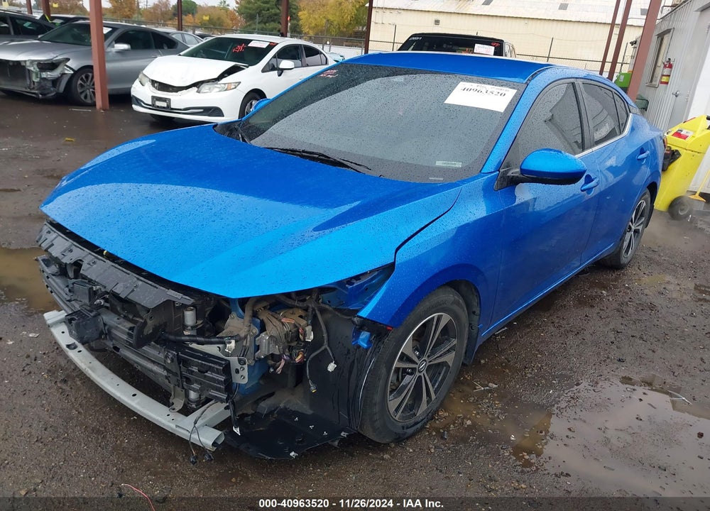 2022 NISSAN SENTRA SV XTRONIC CVT VIN: 3N1AB8CV2NY229025