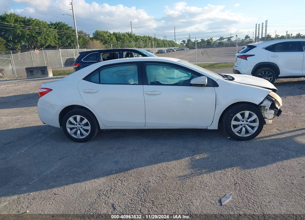 2014 TOYOTA COROLLA LE VIN: 5YFBURHE7EP112454