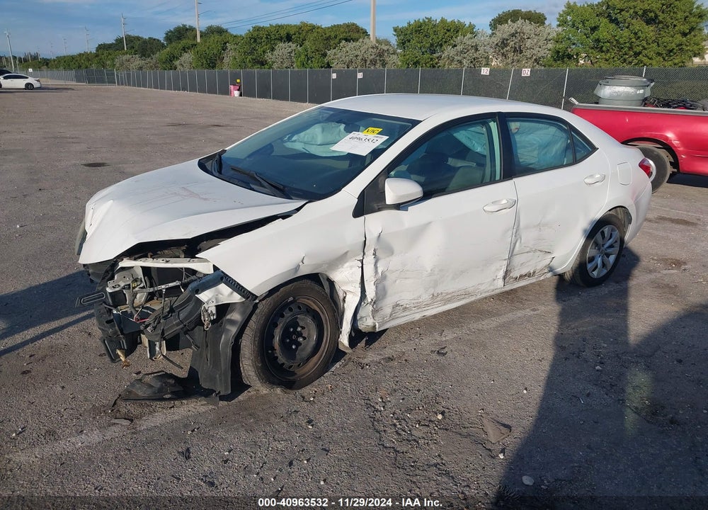 2014 TOYOTA COROLLA LE VIN: 5YFBURHE7EP112454