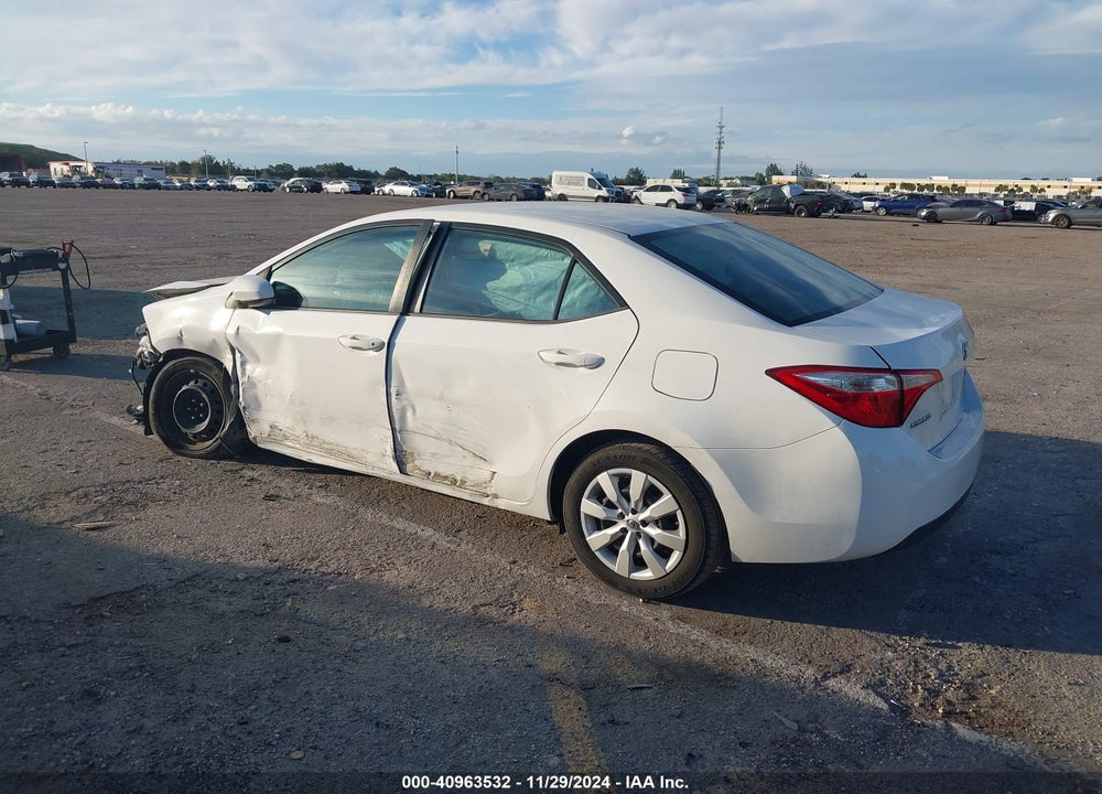 2014 TOYOTA COROLLA LE VIN: 5YFBURHE7EP112454