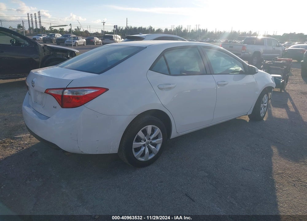2014 TOYOTA COROLLA LE VIN: 5YFBURHE7EP112454