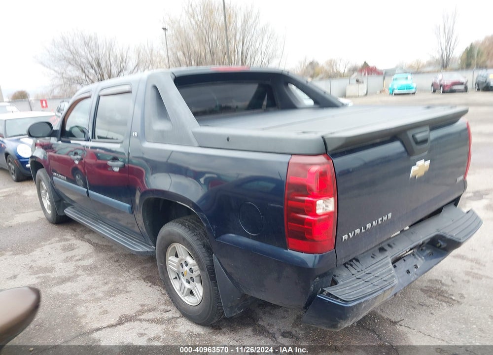 2008 CHEVROLET AVALANCHE 1500 LS VIN: 3GNFK12388G184930