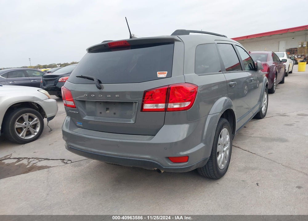 2019 DODGE JOURNEY SE VIN: 3C4PDCBB1KT866539