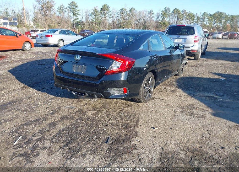 2019 HONDA CIVIC SPORT VIN: 2HGFC2F80KH569862