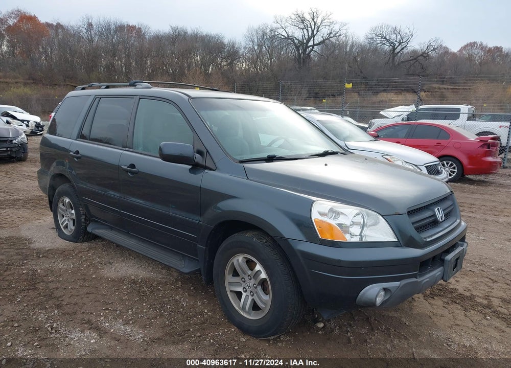 2005 HONDA PILOT EX-L VIN: 2HKYF18635H532272